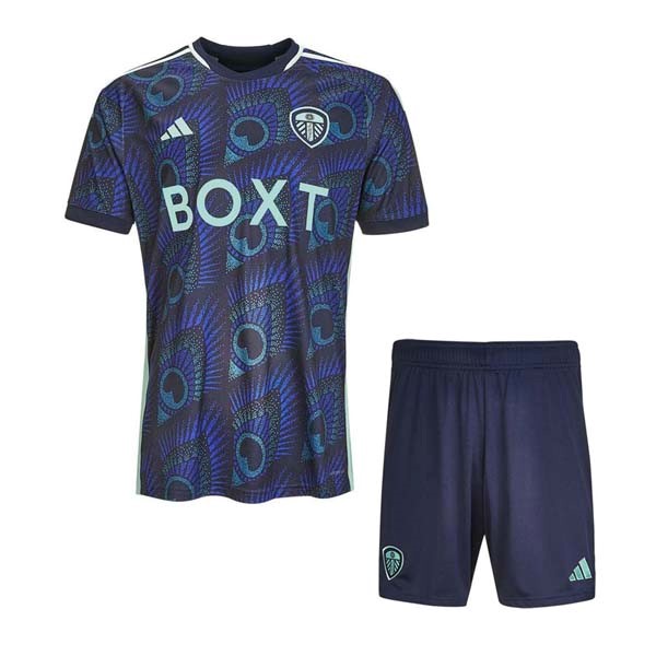 Camiseta Leeds United Replica Segunda Ropa Niño 2023/24